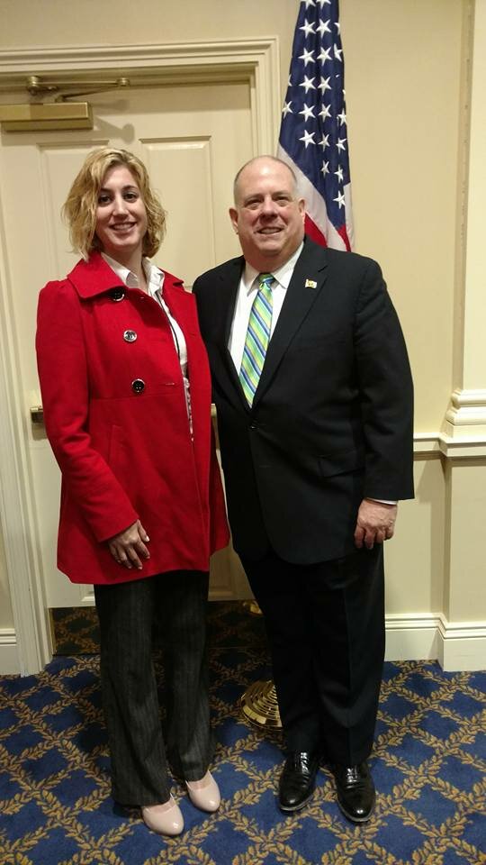 With our popular Governor, Larry Hogan